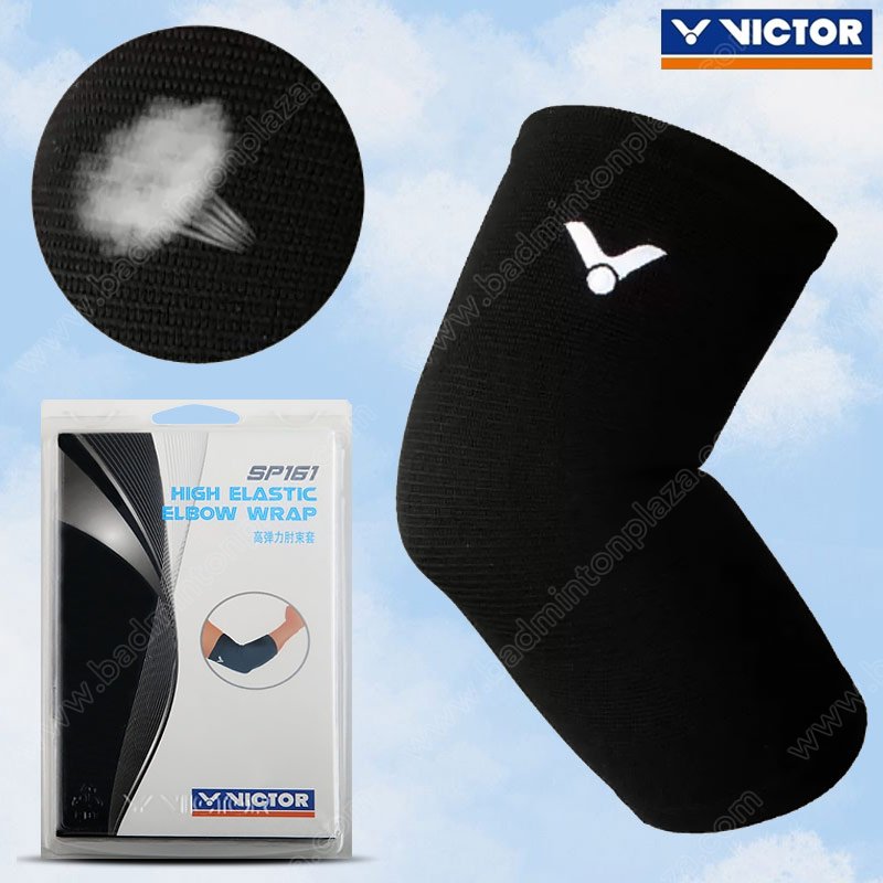Victor High Elastic Elbow Wrap Black (SP161-C)