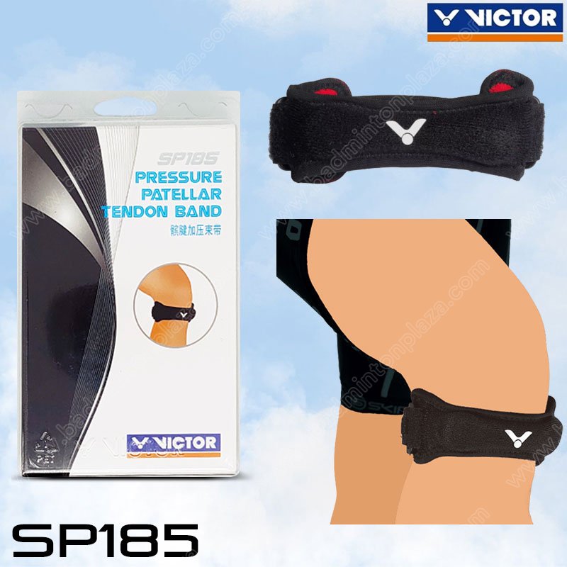 VICTOR Pressure Patellar Tendon Band Black (SP185-C)