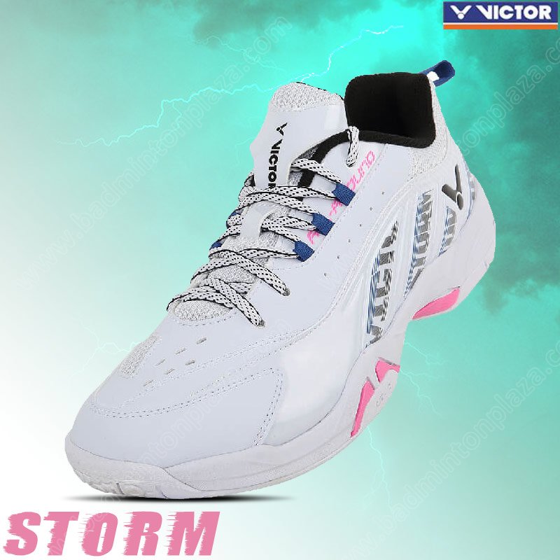 Victor STORM Badminton Shoes Bright White (STORM-A)