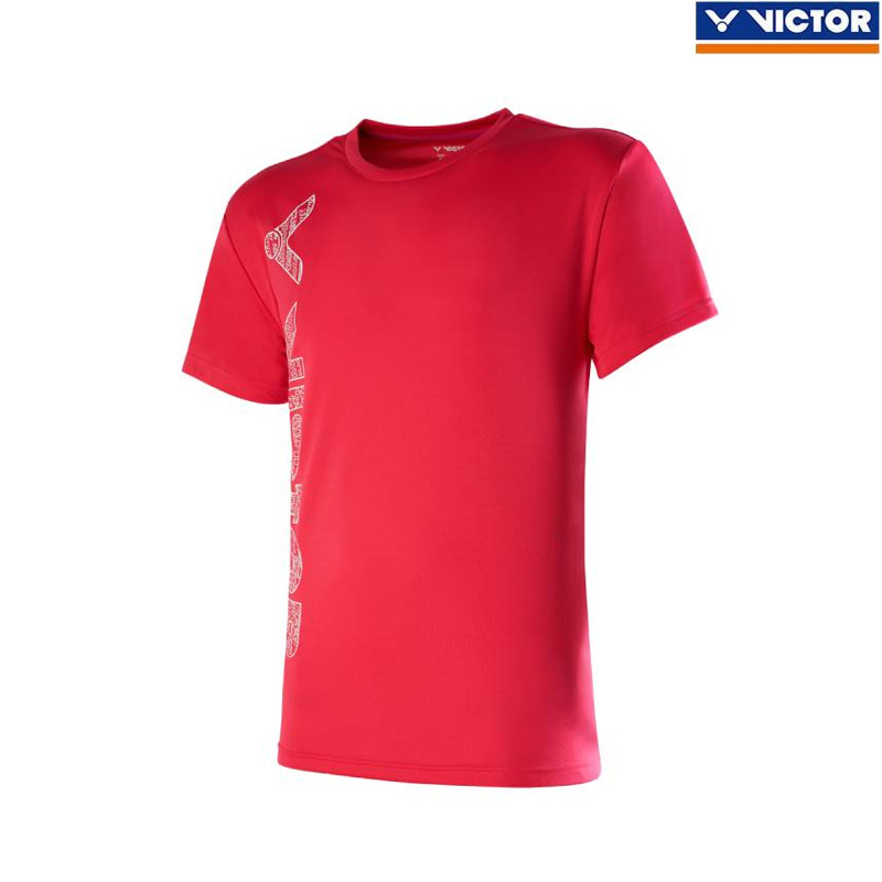 เสื้อยืดคอกลมวิคเตอร์ 2020 Rose Red (T-00018-Q)