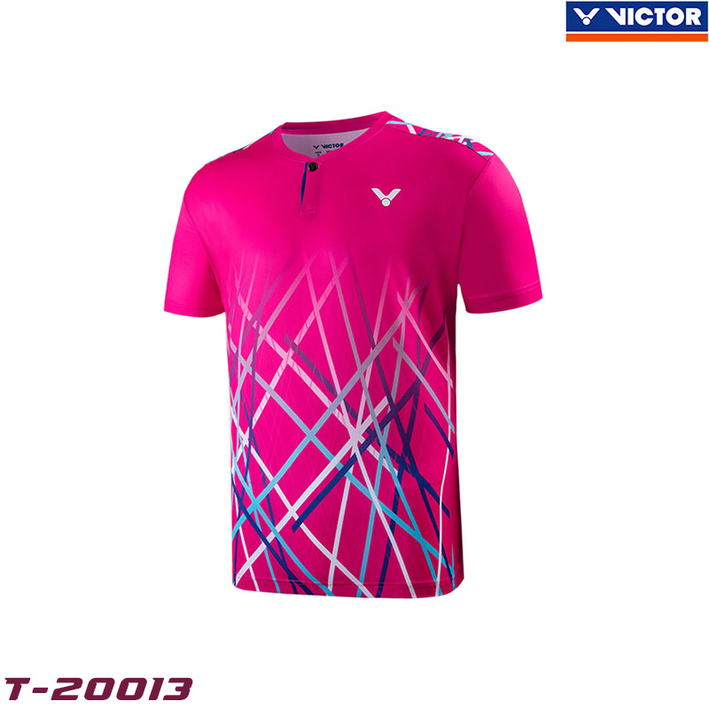 VICTOR 20013 Training Series T-Shirt Blue Rose Red