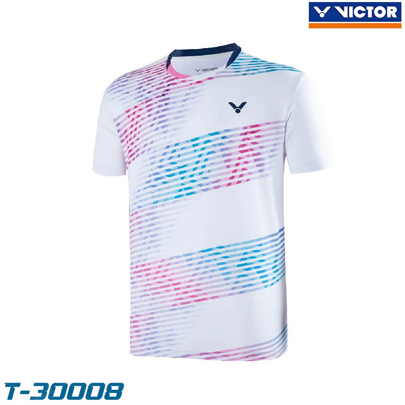 VICTOR T-30008 Games Series T-Shirt White (T-30008
