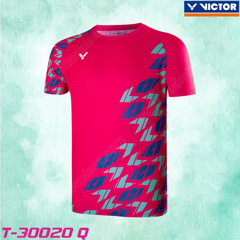 เสื้อยืดกีฬาคอกลม วิคเตอร์ T-30020 Games Series Rose Red (T-30020Q)