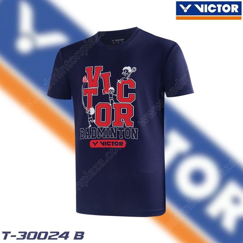 VICTOR T-30024 Training Series T-Shirt Dark Blue (T-30024B)