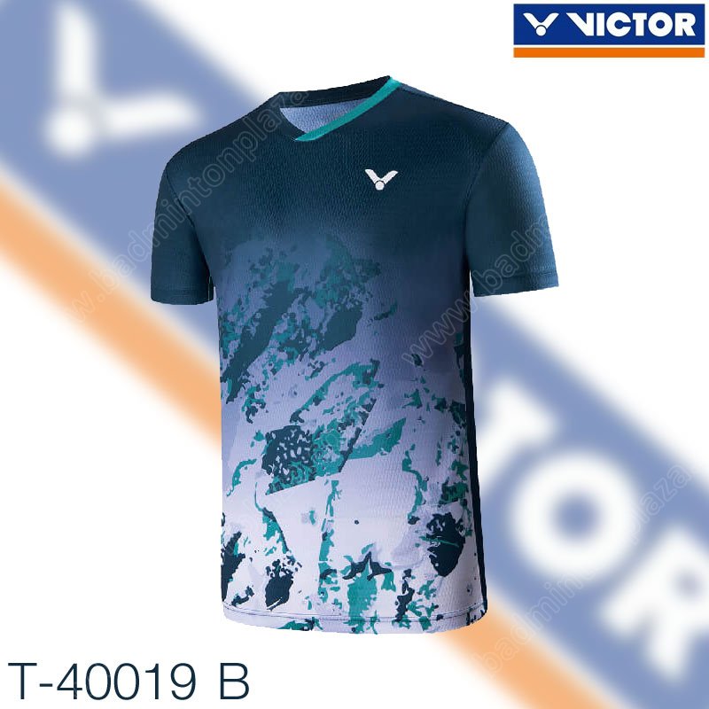 VICTOR T-40019 Games Series T-Shirt Blue (T-40019B