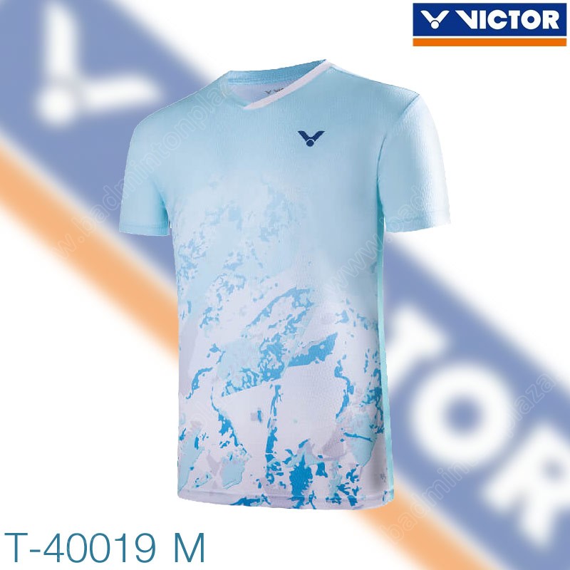 VICTOR T-40019 Games Series T-Shirt Light Blue (T-