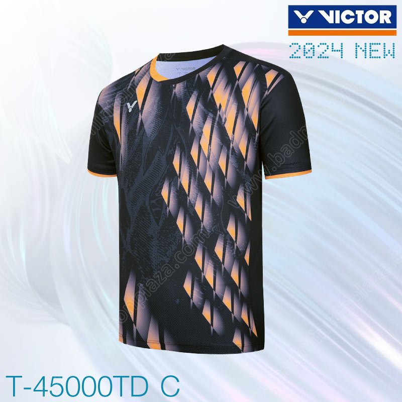 VICTOR T-45000TD Tournament Series T-Shirt Black (