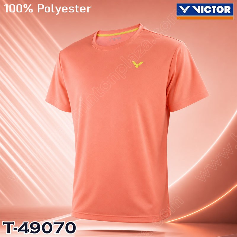 VICTOR T-49070 Knited T-Shirt Pink (T-49070I)