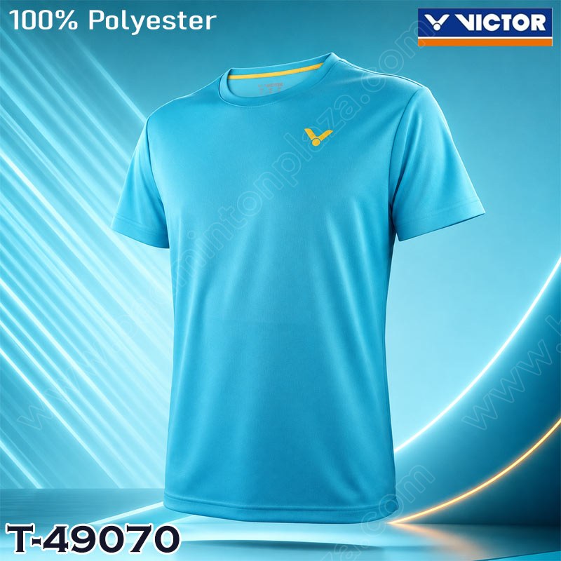 VICTOR T-49070 Knited T-Shirt Light Blue (T-49070M