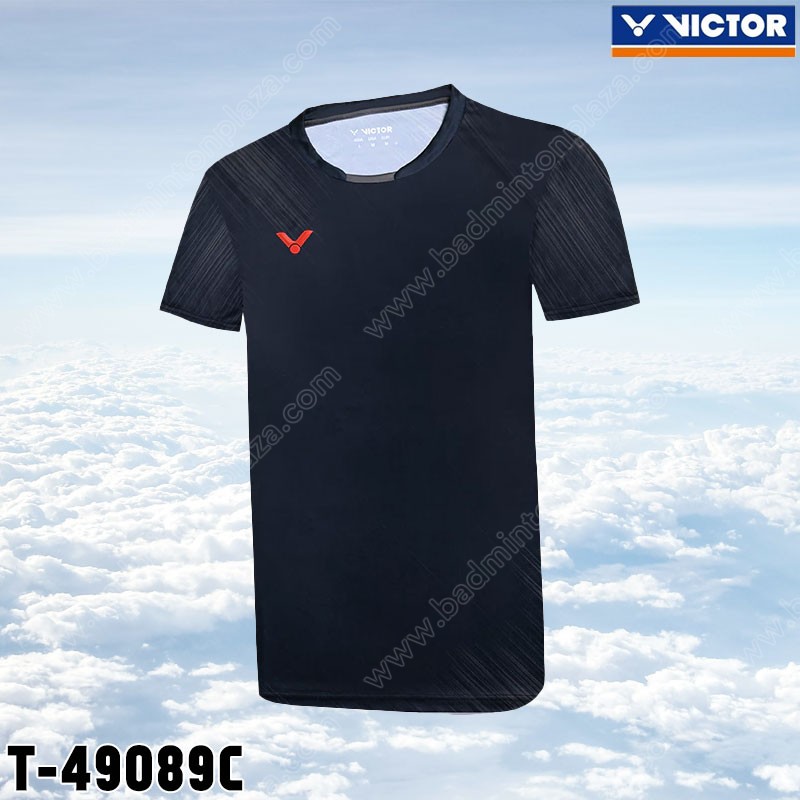 VICTOR T-49089 Knited T-Shirt Black (T-49089C)