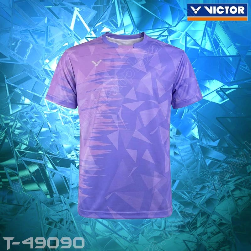 VICTOR T-49090 Knited T-Shirt Light Purple (T-4909