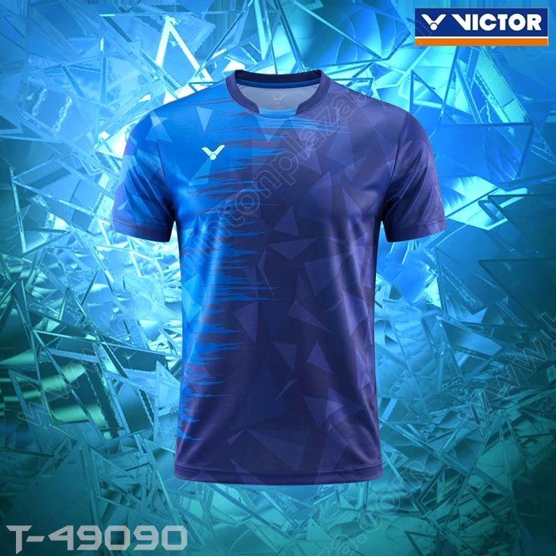 VICTOR T-49090 Knited T-Shirt Light Blue (T-49090B