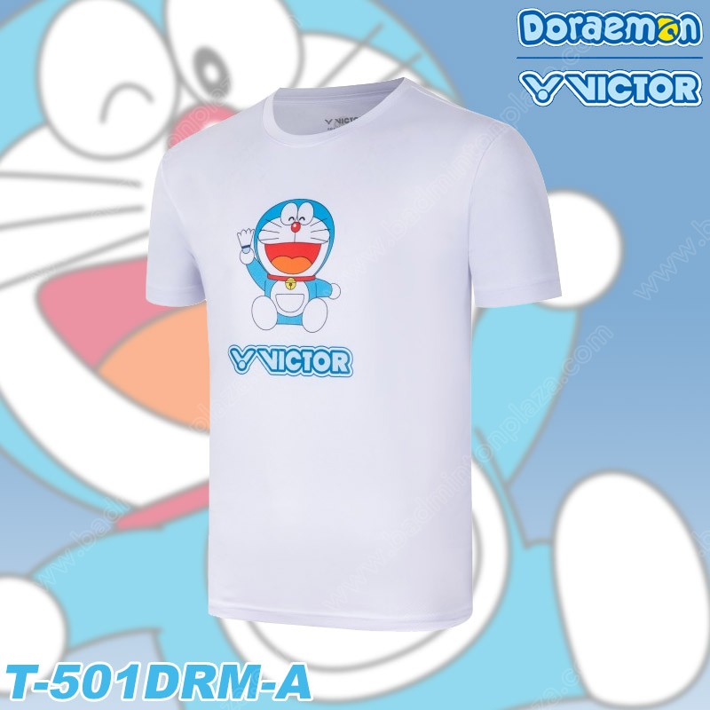VICTOR Doraemon T-Shirt T-501DRM White (T-501DRM-A