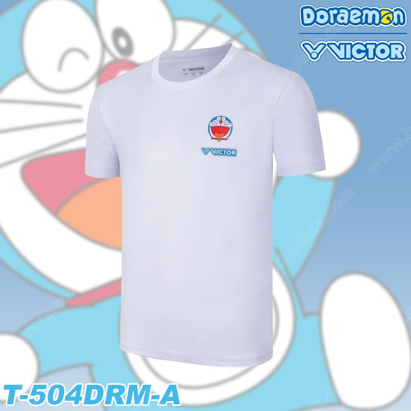 VICTOR Doraemon T-Shirt T-504DRM White (T-504DRM-A