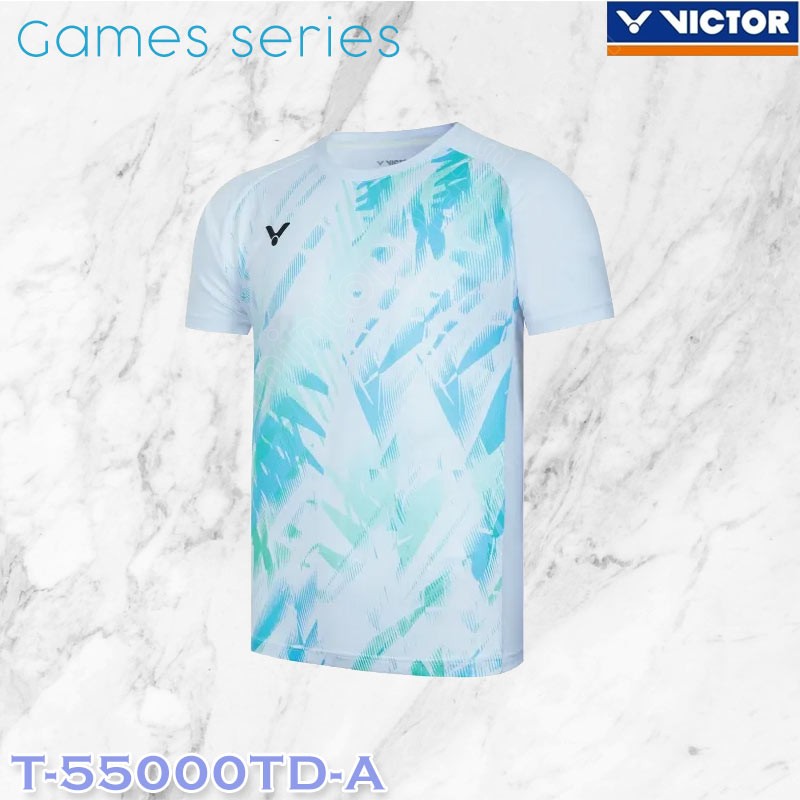 VICTOR T-55000TD Games Series T-Shirt Moonlight White (T-55000TD-A)