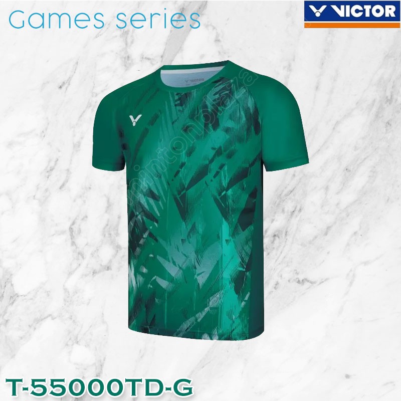 VICTOR T-55000TD Games Series T-Shirt Holly Green (T-55000TD-G)