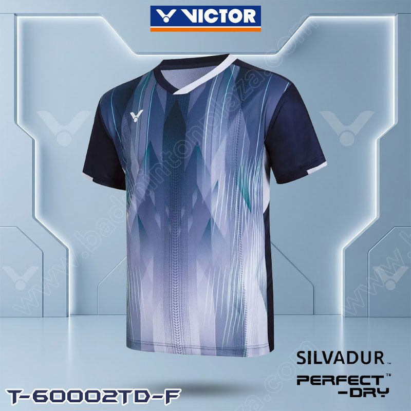 Victor Knitted T-shirt T-60002TD Series Medieval Blue (T-60002TD-F)