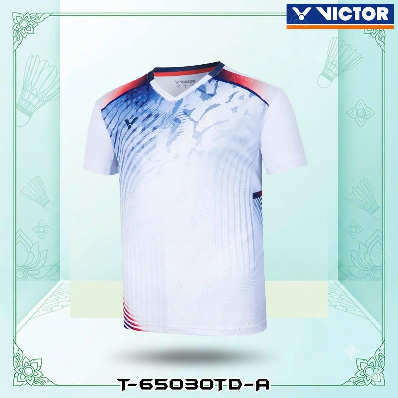Victor T-65030TD 2026 Thailand Open T-Shirts White (T-65030TD-A)
