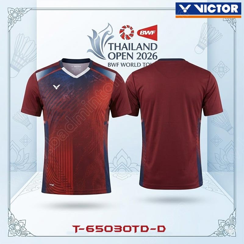 Victor T-65030TD 2026 Thailand Open T-Shirts Red (