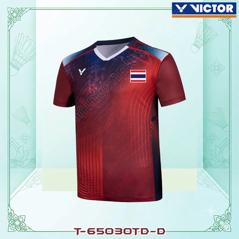เสื้อยืดคอกลมวิคเตอร์ T-65030TDF 2026 Thailand Ope
