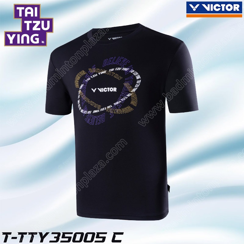 VICTOR T-TTY35005 Training Series T-Shirt Black (T-TTY35005C)