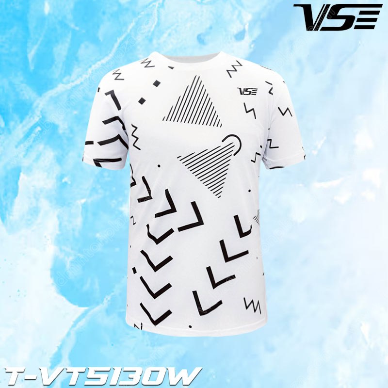 เสื้อกีฬาคอกลม VS รุ่น VT-5130 สีขาว (VT-5130W)