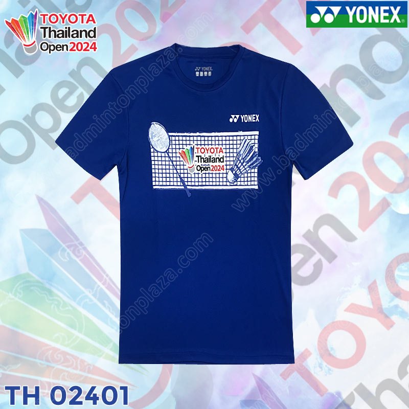 Yonex 2024 TOYOTA THAILAND OPEN Round Neck Tees Bl