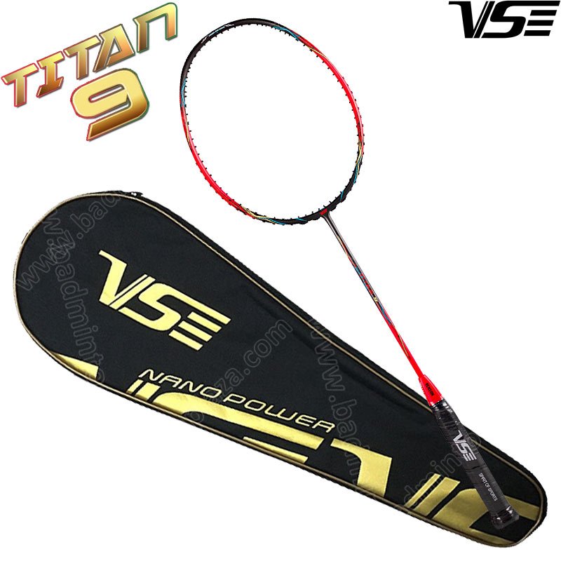VS Badminton Racket TITAN 9 Free! String+Grip (TIT