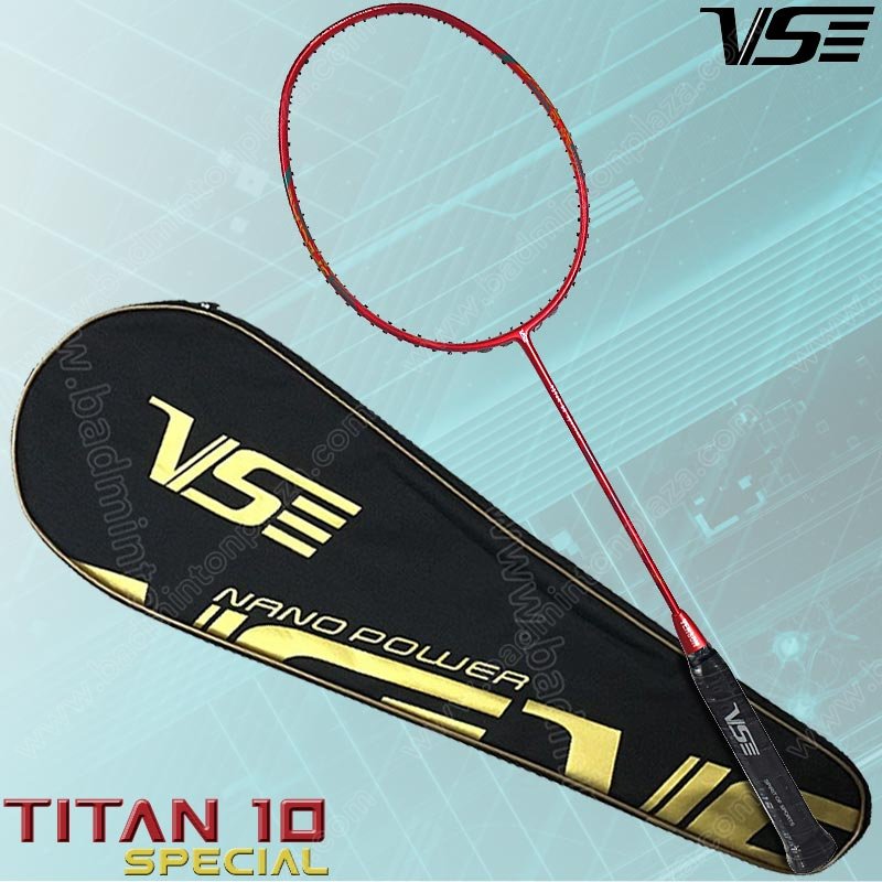 VS Badminton Racket TITAN 10 Special Red Free! Str