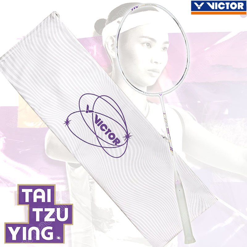 ไม้แบดมินตันวิคเตอร์ NEW TAI TZU YING COLLECTION THRUSTER TTY สีขาว (TK-TTY-A)