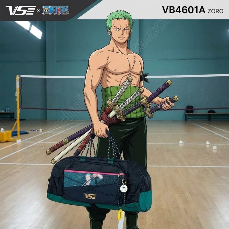 VS x ONE PIECE Collection RORONOA ZORO Ractangle Badminton Bag (VB4601A)
