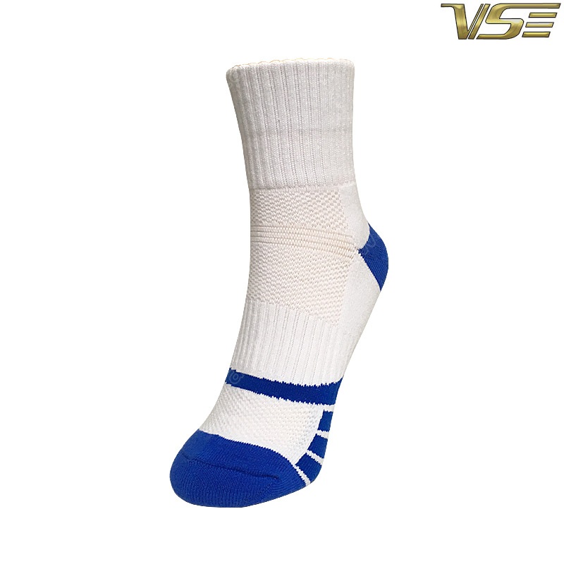 VS Venson Sport Socks White/Blue (VS0853B)