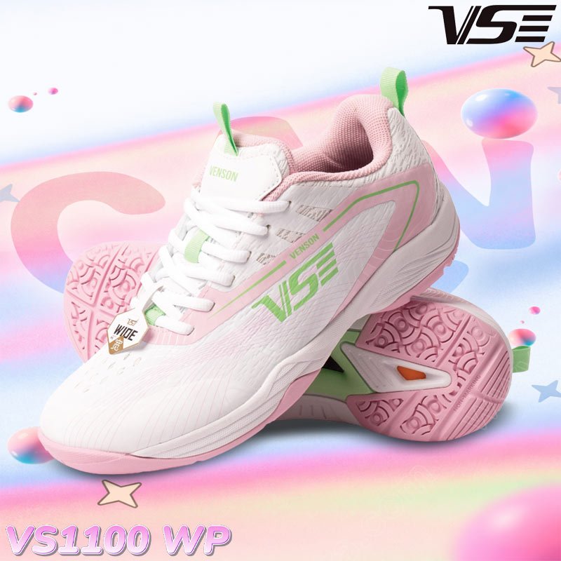 VS Badminton Shoes VS1100 WIDE CANDY White/Pink (VS1100-WP)