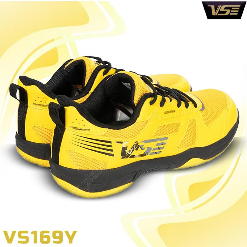 รองเท้าแบดมินตัน VS รุ่น VS169 หน้ากว้าง สีเหลือง (VS169Y)