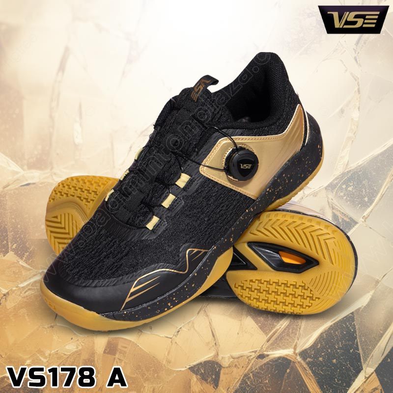 VS VS178 Professional Badminton Shoes Black (VS178A)