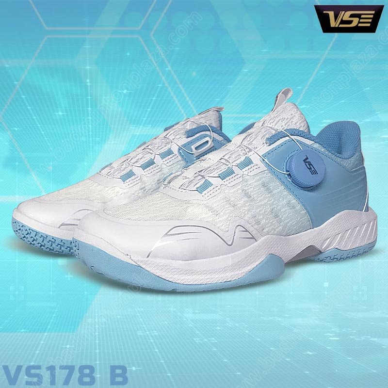 VS VS178 Professional Badminton Shoes White/Blue (