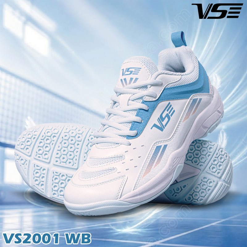 VS Badminton Shoes VS2001 WIDE White/Blue (VS2001-WB)