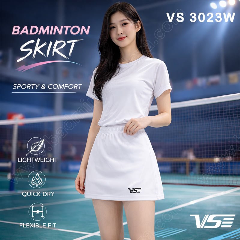 VS VENSON Sports Skirts 3023 White (VS3023W)