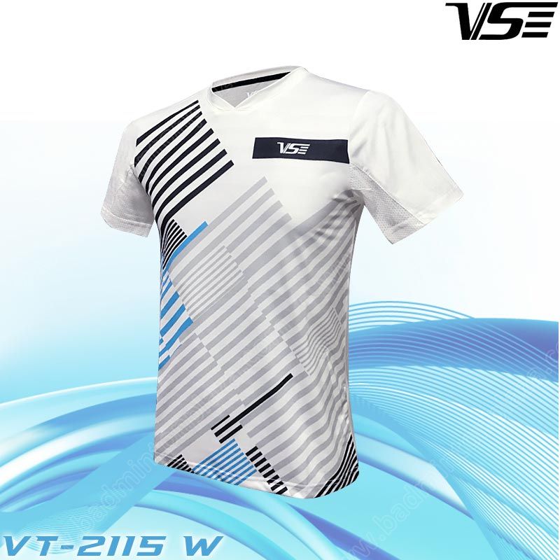 เสื้อกีฬาคอกลม VS 2115B COOL FREE สีขาว (VT-2115W)