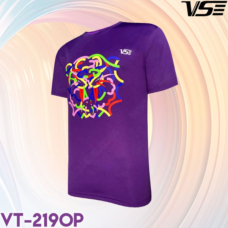 เสื้อกีฬาคอกลม VS 2190 สีม่วง (VT-2190P)