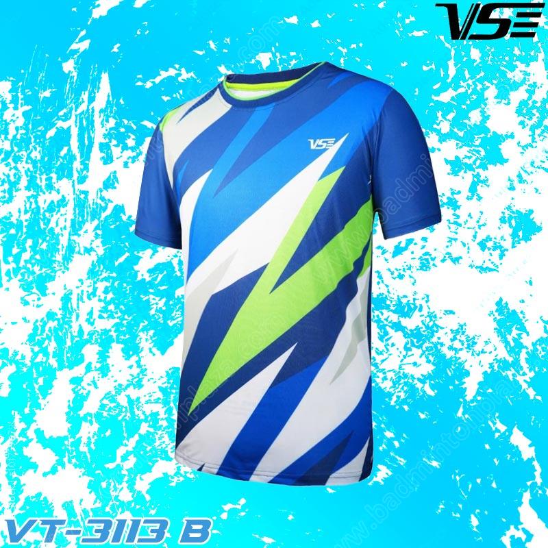 VS VT-3113B Training Round Neck Tee Blue (VT-3113B)