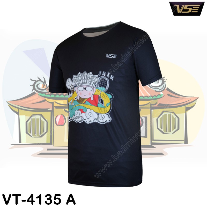 VS VT-4135 Training Round Neck Tee Black (VT-4135A