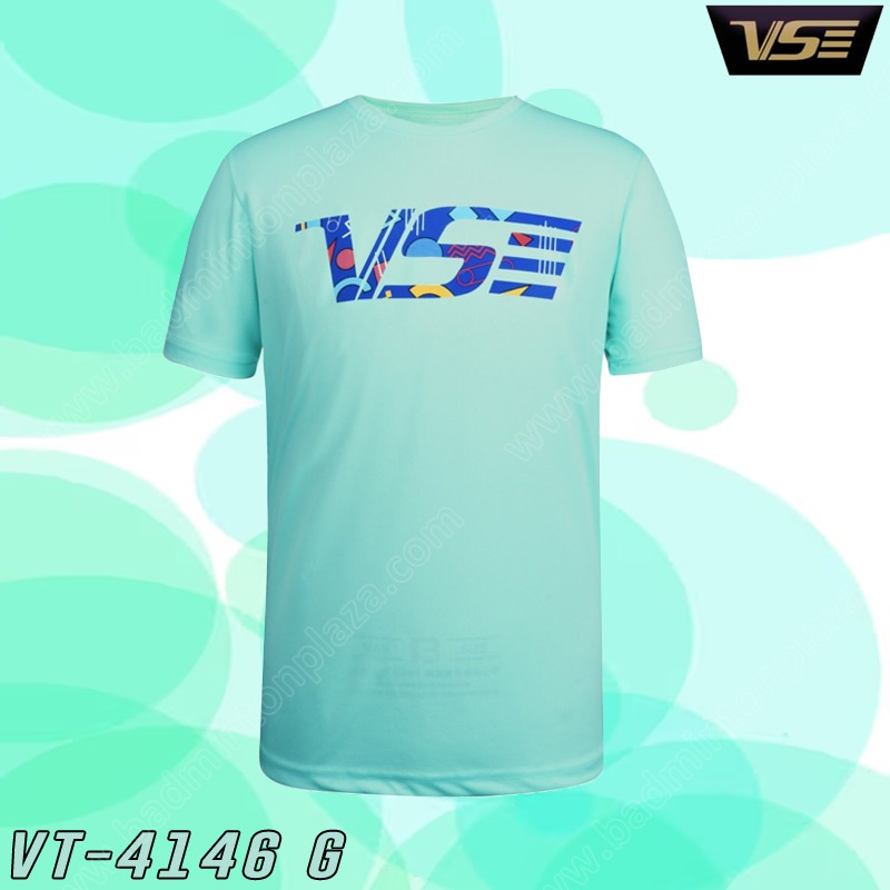 เสื้อกีฬาคอกลม VS รุ่น VT-414A สีเขียว (VT-4146G)