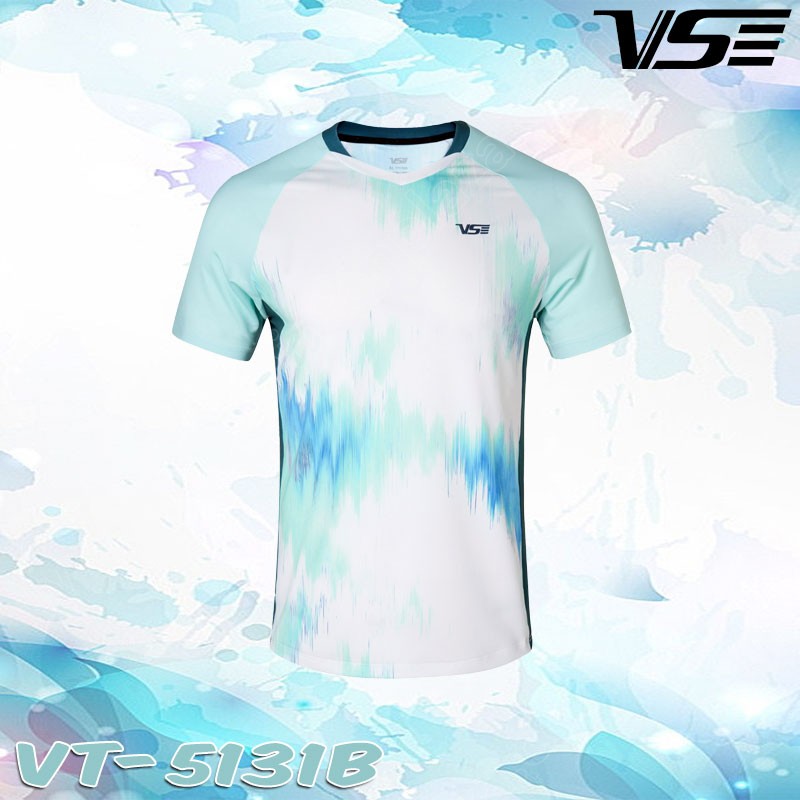 เสื้อกีฬาคอกลม VS รุ่น VT-5131 สีฟ้า (VT-5131B)