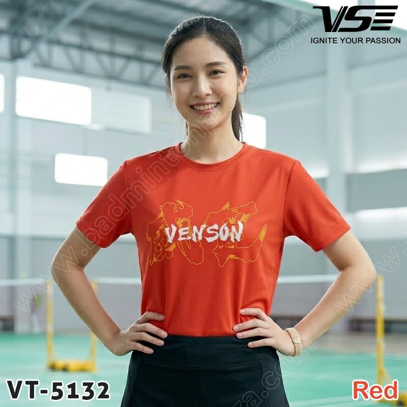VS VT-5132 Training Round Neck Tee Red (VT-5132R)