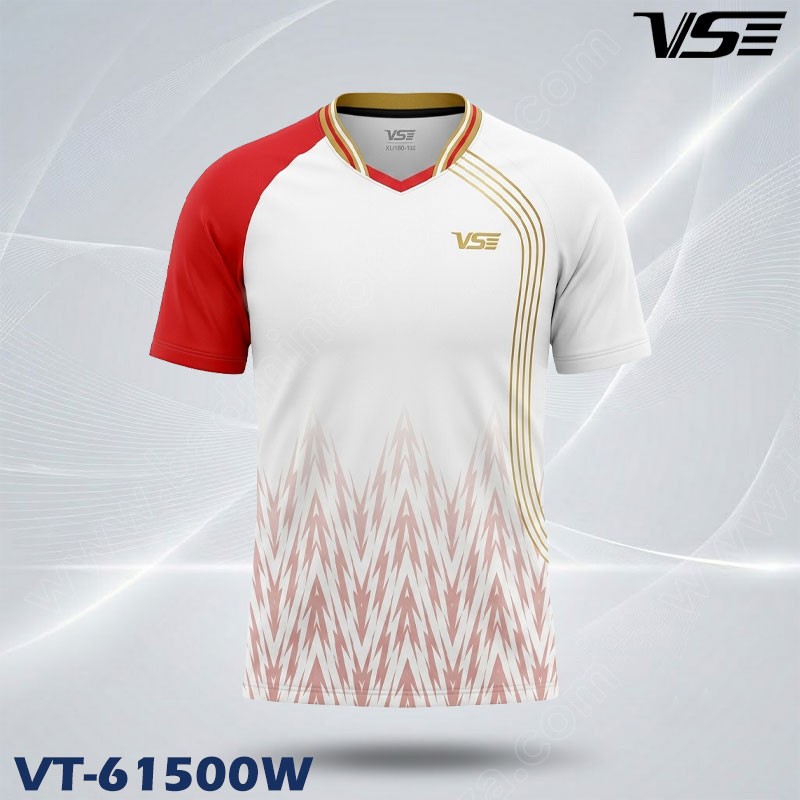 VS VT-61500 Men's Sports T-Shirt White (VT-61500W)