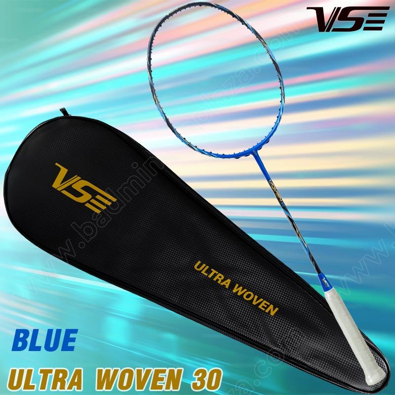 VS Badminton Racket ULTRA WOVEN 30 Blue Free! String+Grip (W30-BL)