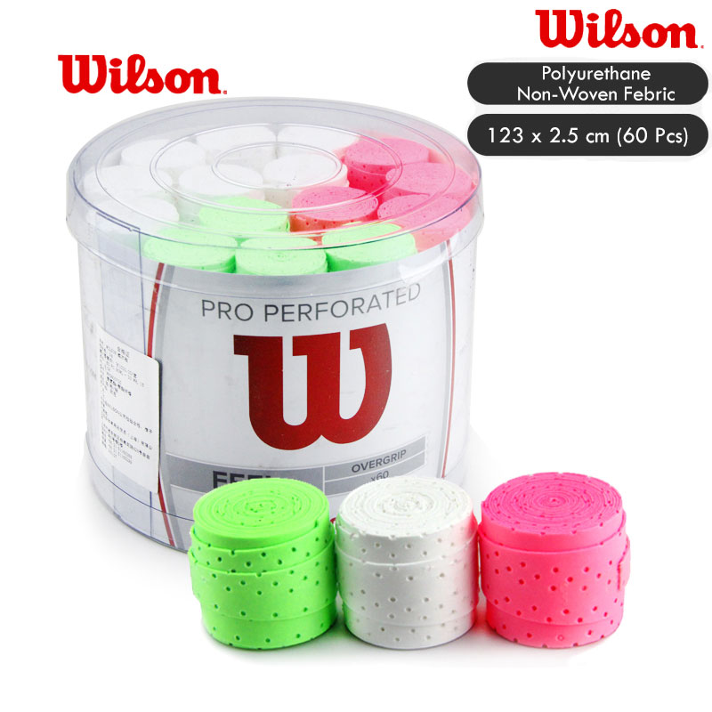 Wilson Pro Perforated Overgrip Box 60 pcs Mixed Co