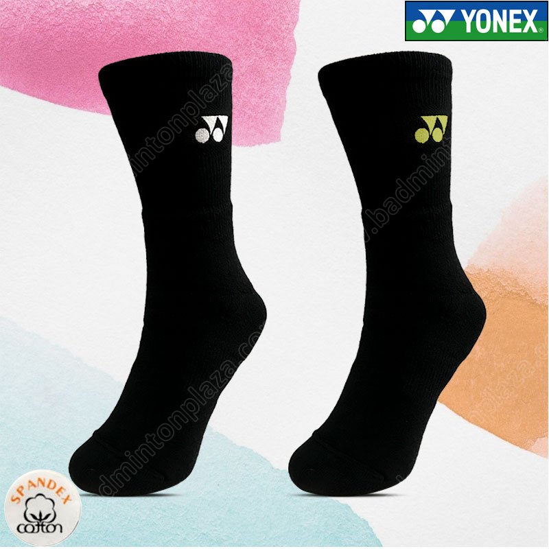 Yonex 29120 Men's Sports Socks Black/White Logo (YX29120TH)