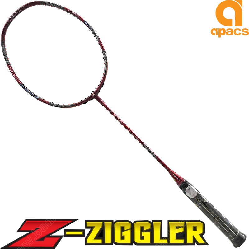 Apacs Z-Ziggler Badminton Racket Red Free! String+
